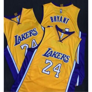 6864425c2097a_1 Revolution 30 Lakers #24 Kobe Bryant Yellow Stitched NBA Jersey