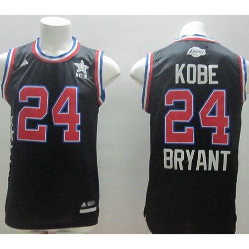 686442f7b136a_1 Lakers #24 Kobe Bryant Black 2015 All Star Stitched NBA Jersey