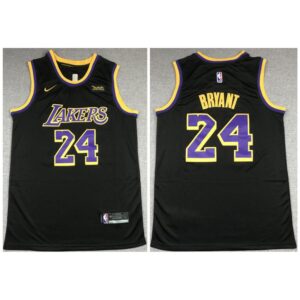 6864435096129_1 Men's Los Angeles Lakers #24 Kobe Bryant Black Stitched NBA Jersey