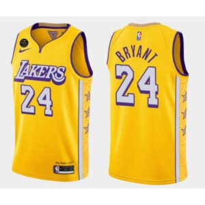 6864437c8d47d_1 Men's Los Angeles Lakers #24 Kobe Bryant With Kobe Patch Gold Stitched Jersey