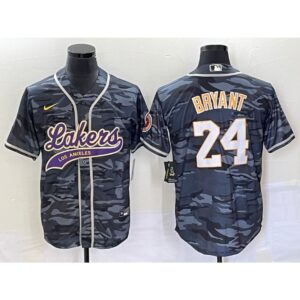 686443ac612d4_1 Men's Los Angeles Lakers #24 Kobe Bryant Gray Camo Cool Base With Patch Stitched Baseball Jersey