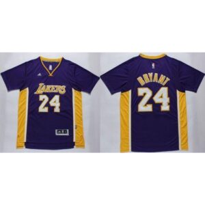 686443d96726d_1 Lakers #24 Kobe Bryant Purple Short Sleeve Stitched NBA Jersey