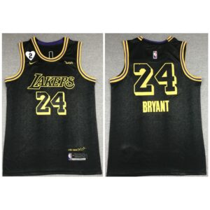 68644404453a4_1 Men's Los Angeles Lakers #24 Kobe Bryant 2020 Black City Edition With GiGi Patch Stitched Jersey