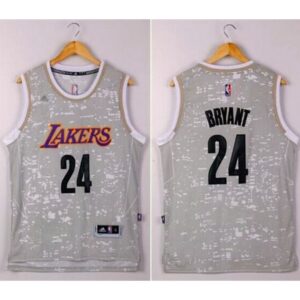68644407d0270_1 Lakers #24 Kobe Bryant Grey City Light Stitched NBA Jersey