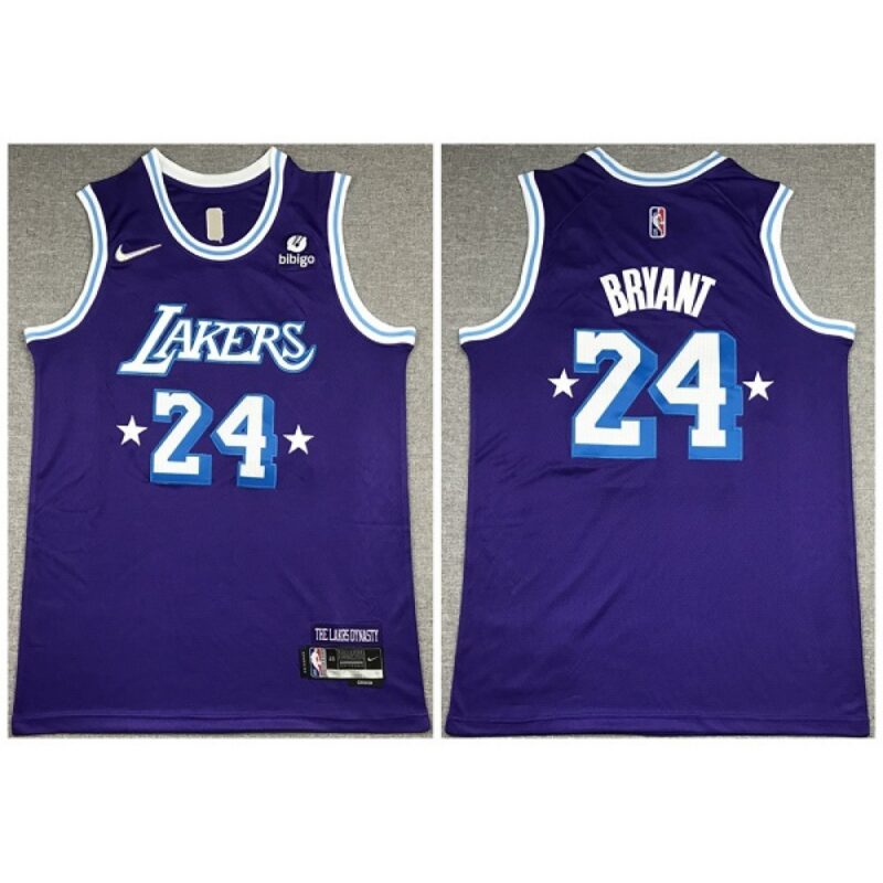 68644412482b0_1 Men's Los Angeles Lakers #24 Kobe Bryant Purple City Edition75th Anniversary Yellow Stitched Basketball Jersey