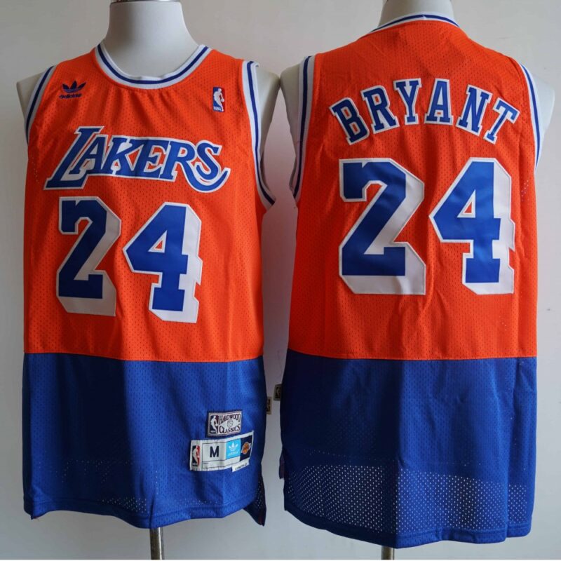 686444274ae2a_1 Men's Los Angeles Lakers #24 Kobe Bryant Orange Classics Swingman Stitched NBA Jersey