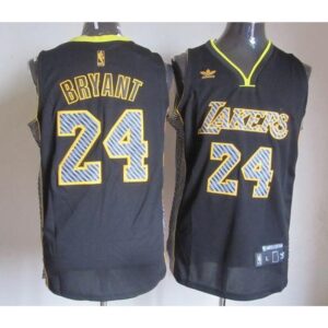 6864443cc8bf3_1 Lakers #24 Kobe Bryant Black Electricity Fashion Stitched NBA Jersey
