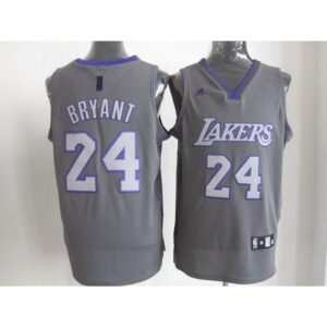 6864445217dc6_1 Lakers #24 Kobe Bryant Grey Graystone Fashion Stitched NBA Jersey