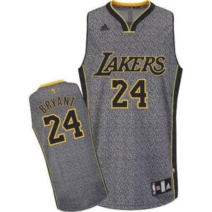 6864445587990_1 Lakers #24 Kobe Bryant Grey Static Fashion Stitched NBA Jersey