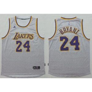686444592c732_1 Lakers #24 Kobe Bryant Grey Fashion Stitched NBA Jersey