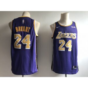 6864446a98507_1 Men's Los Angeles Lakers #24 Kobe Bryant Purple 2018/19 Statement Edition Swingman Stitched NBA Jersey
