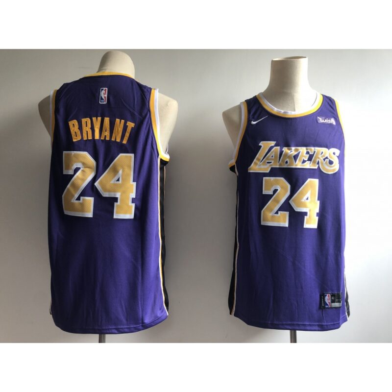 6864446a98507_1 Men's Los Angeles Lakers #24 Kobe Bryant Purple 2018/19 Statement Edition Swingman Stitched NBA Jersey