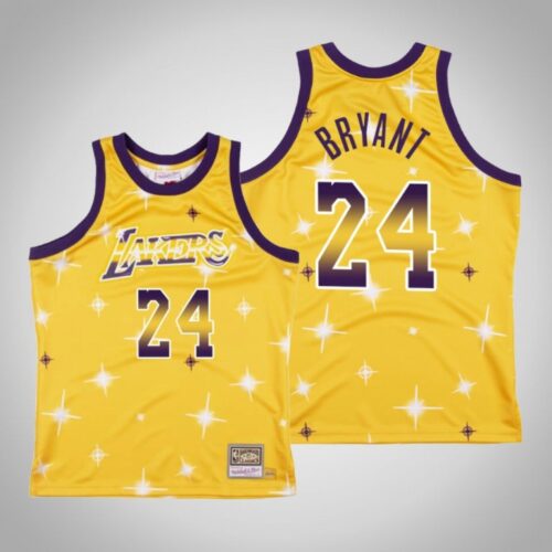 6864447181459_1 Men's Los Angeles Lakers #24 Kobe Bryant Swingman Gold Classic Airbrush Stitched Jersey