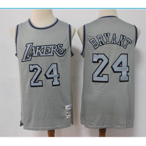 686444a237f13_1 Men's Los Angeles Lakers #24 Kobe Bryant Grey Throwback Stitched Basketball Jersey
