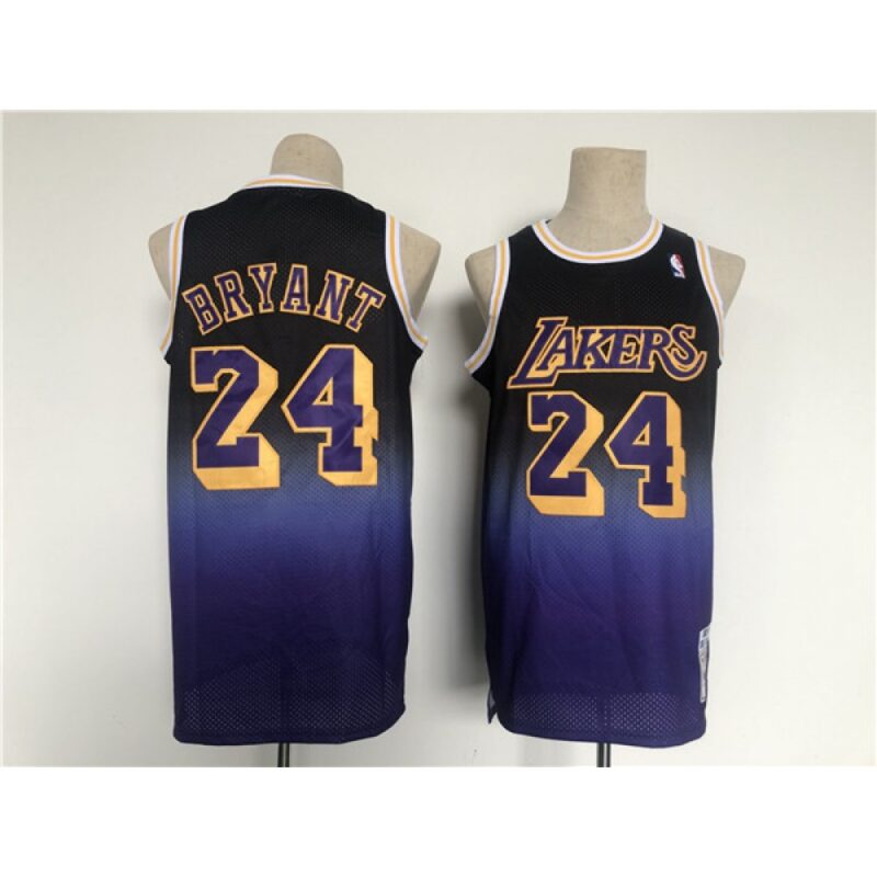 686444b71ac64_1 Men's Los Angeles Lakers #24 Kobe Bryant Purple Throwback basketball Jersey