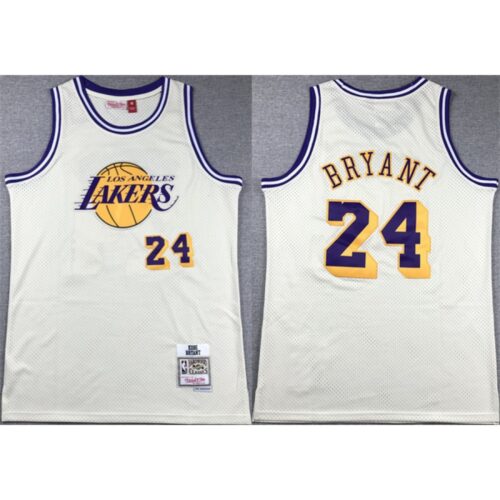 686444c162d59_1 Men's Los Angeles Lakers #24 Kobe Bryant White Throwback basketball Jersey