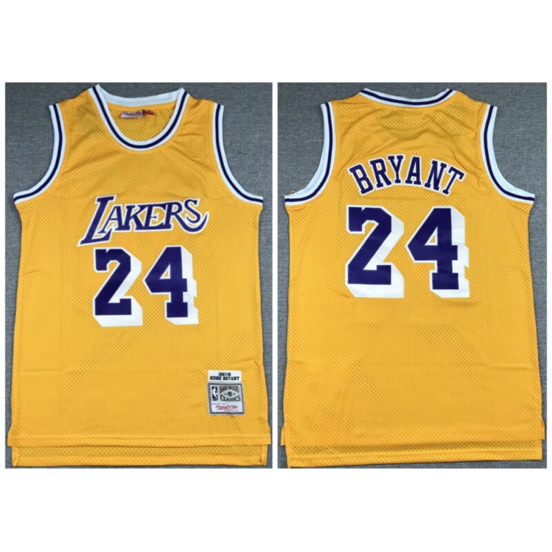 686444c8c1e56_1 Men's Los Angeles Lakers #24 Kobe Bryant Yellow Throwback Stitched Jersey