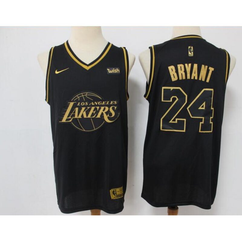 686444dda3d94_1 Men's Los Angeles Lakers #24 Kobe Bryant Black Golden Edition Stitched Jersey