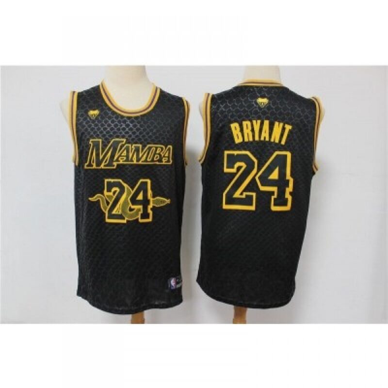 686444e122be1_1 Men's Los Angeles Lakers #24 Kobe Bryant Black Mamba Snake Stitched Jersey