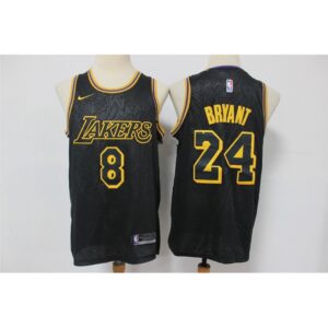 686444e4a94fb_1 Men's Los Angeles Lakers Front #8 Back #24 Kobe Bryant Black Stitched Jersey
