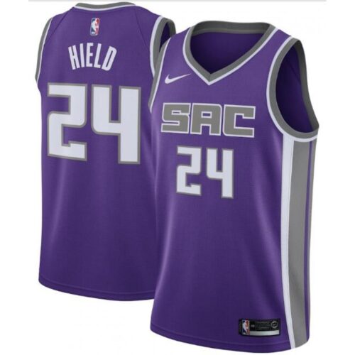 686445152496f_1 Men's Sacramento Kings #24 Buddy Hield Purple Icon Editon Stitched Jersey