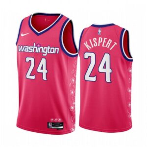 68644557437a7_1 Men's Washington Wizards #24 Corey Kispert 2022/23 Pink Cherry Blossom City Edition Limited Stitched Basketball Jersey