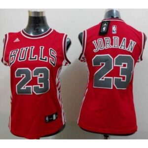 6864456fa7b3a_1 Bulls #23 Michael Jordan Red Women's Road Stitched NBA Jersey