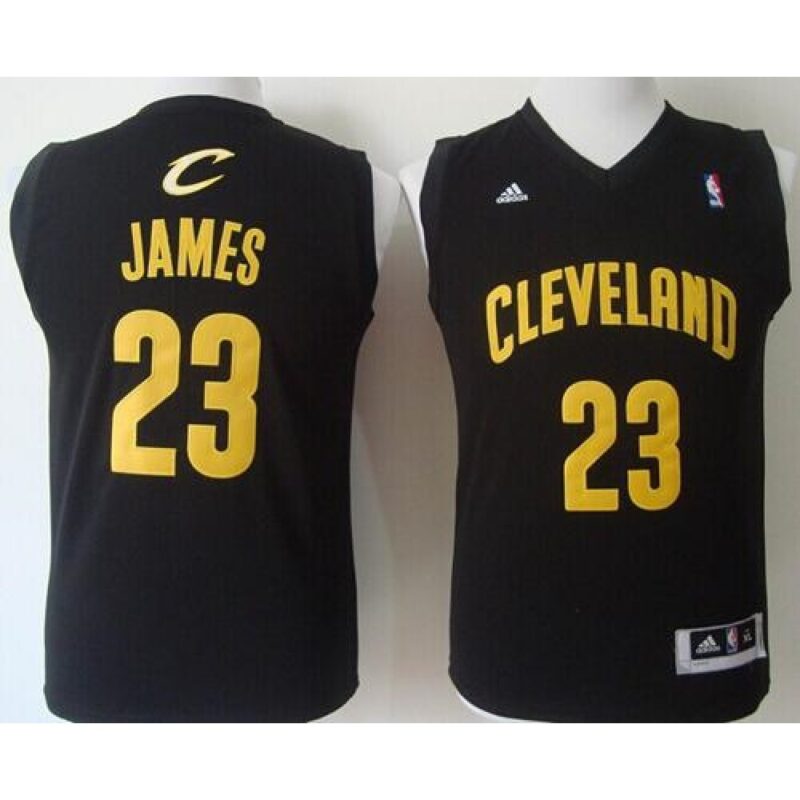686445be4f72a_1 Revolution 30 Cavaliers #23 LeBron James Black Stitched Youth NBA Jersey