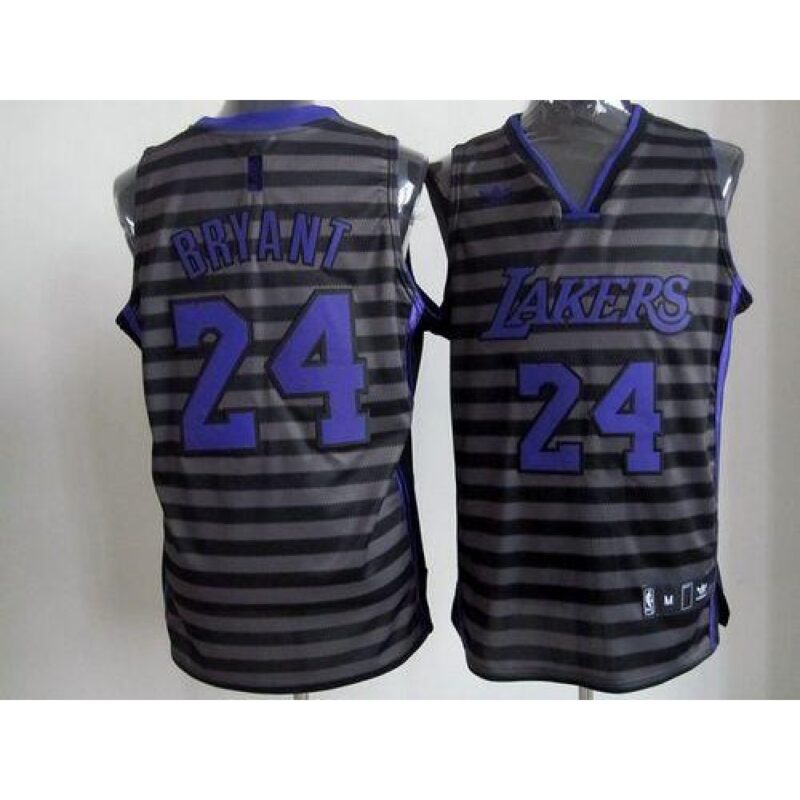 686446059e7ba_1 Lakers #24 Kobe Bryant Black/Grey Groove Stitched NBA Jersey