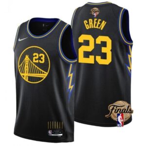 6864463ced0ce_1 Youth Golden State Warriors #23 Draymond Green 2022 Black NBA Finals Stitched Jersey