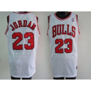 6864467ecdec8_1 Bulls #23 Michael Jordan Stitched White NBA Jersey