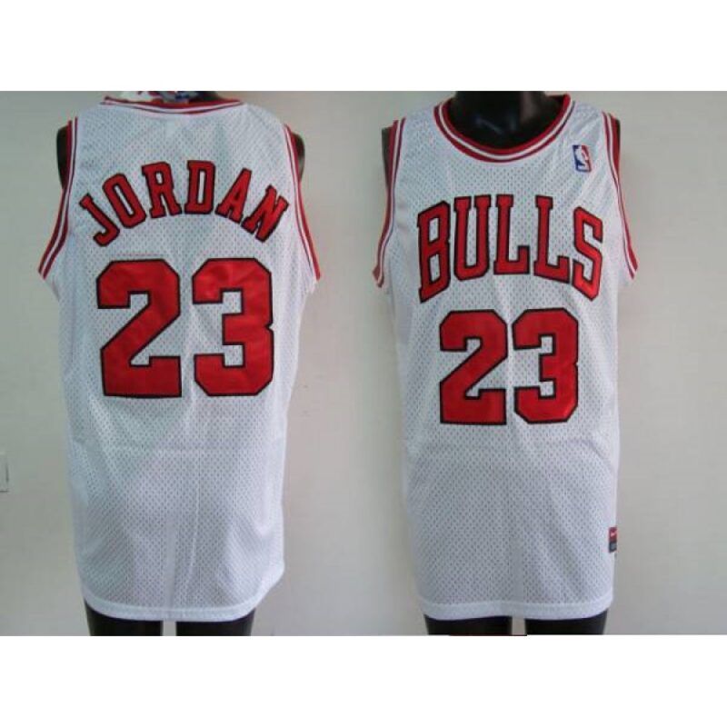6864467ecdec8_1 Bulls #23 Michael Jordan Stitched White NBA Jersey