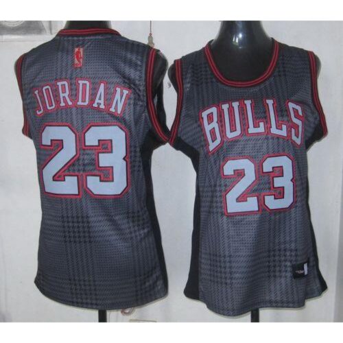 686446b57aa9d_1 Bulls #23 Michael Jordan Black Women's Rhythm Fashion Stitched NBA Jersey