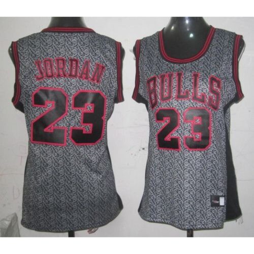 686446bd4b5b5_1 Bulls #23 Michael Jordan Grey Women's Static Fashion Stitched NBA Jersey