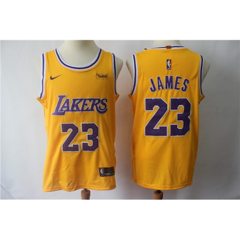 686447471fb42_1 Men's Los Angeles Lakers #23 LeBron James Yellow Authentic Stitched Jersey