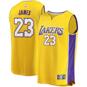 6864474aa55f1_1 Men's Los Angeles Lakers #23 LeBron James Yellow Stitched NBA Jersey