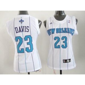 686447937c429_1 Hornets #23 Anthony Davis White Women's Home Stitched NBA Jersey
