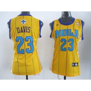 68644796207b4_1 Hornets #23 Anthony Davis Yellow Women's Alternate Stitched NBA Jersey