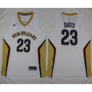 686447b92f4aa_1 Revolution 30 Pelicans #23 Anthony Davis White Stitched NBA Jersey