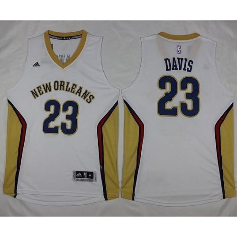 686447b92f4aa_1 Revolution 30 Pelicans #23 Anthony Davis White Stitched NBA Jersey