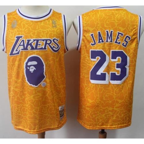 6864486c65cfe_1 Men's Los Angeles Lakers #23 LeBron James Gold Stitched NBA Jersey