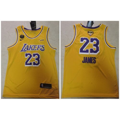 6864486febb66_1 Men's Los Angeles Lakers #23 LeBron James 2020 Gold Finals Bound With KB Patch Stitched Jersey