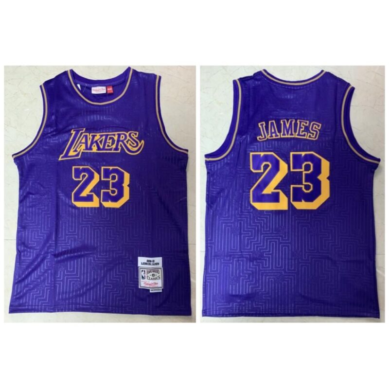 6864487e37059_1 Men's Los Angeles Lakers #23 Lebron James Purple 2018-2019 Limited Stitched Jersey