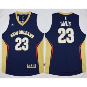 686448d26fd78_1 Revolution 30 Pelicans #23 Anthony Davis Navy Stitched NBA Jersey