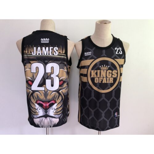 686448f9cb09d_1 Men's Los Angeles Lakers #23 LeBron James Black Stitched Jersey