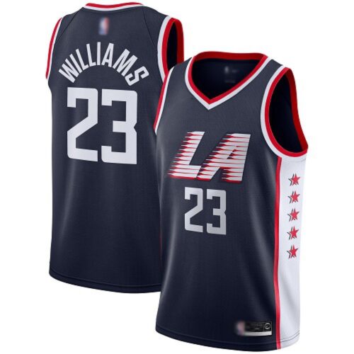 686449080d7aa_1 Men's Los Angeles Clippers #23 Louis Williams Black Stitched NBA Jersey
