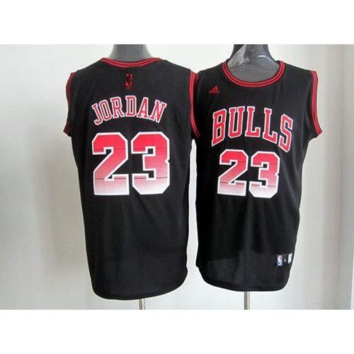 68644966ed7e0_1 Bulls #23 Michael Jordan Black Stitched NBA Vibe Jersey