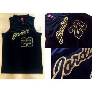 6864496db0a06_1 Bulls #23 Michael Jordan Black Anniversary Stitched NBA Jersey