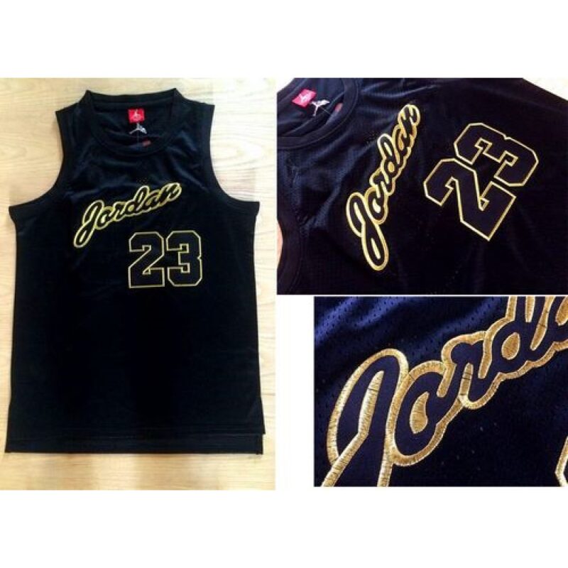 6864496db0a06_1 Bulls #23 Michael Jordan Black Anniversary Stitched NBA Jersey