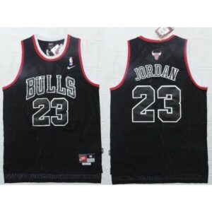 68644974a3f84_1 Bulls #23 Michael Jordan Black Shadow Stitched NBA Jersey